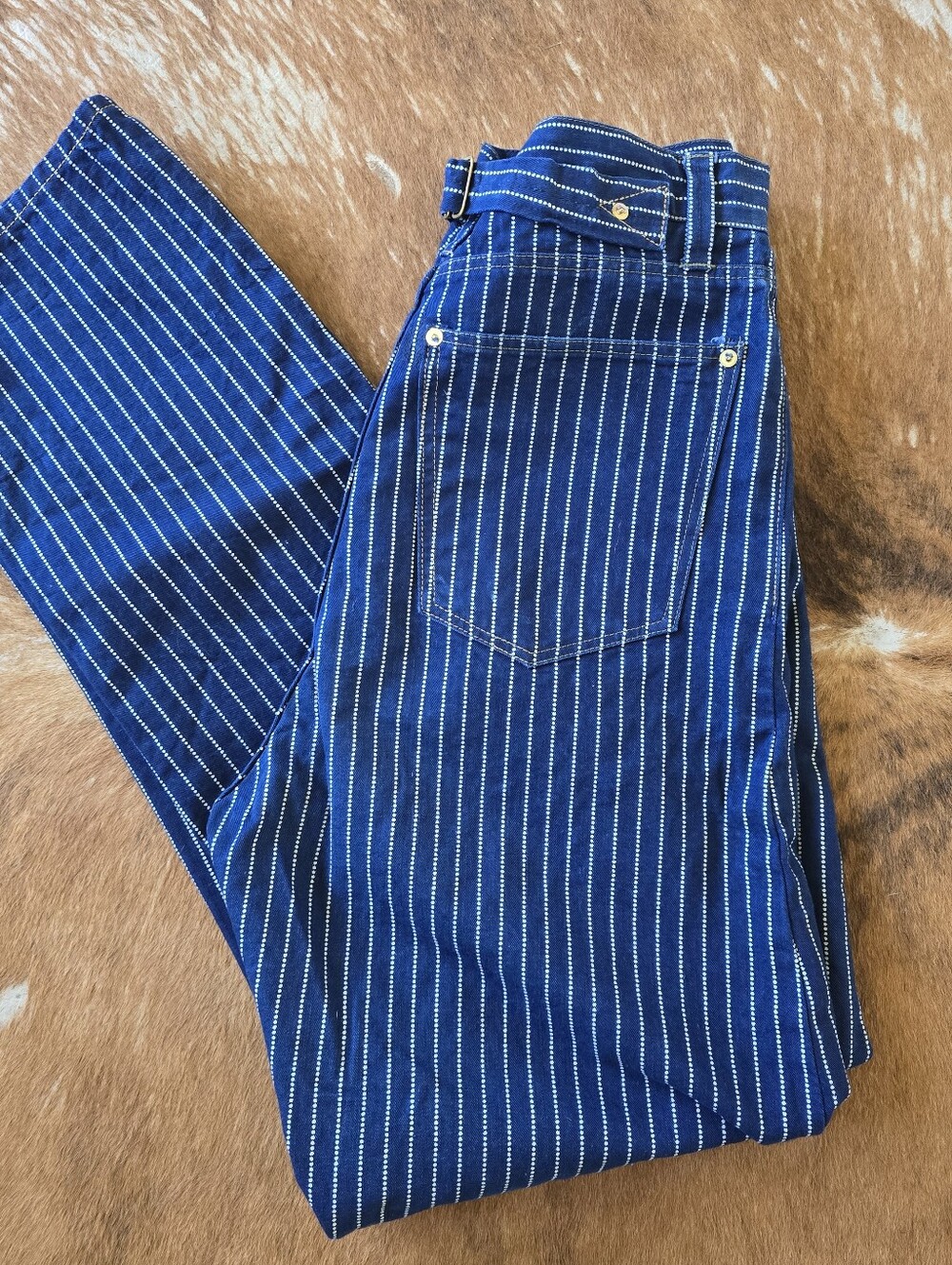 Baucom Denim Selvedge Striped Jeans